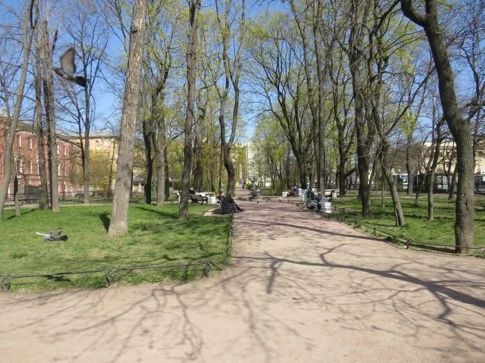 Введенский сад санкт петербург загородный проспект фото File:Введенский сад, фонтан.jpg Wikimedia Commons