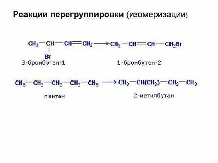 Изомеризация это в химии