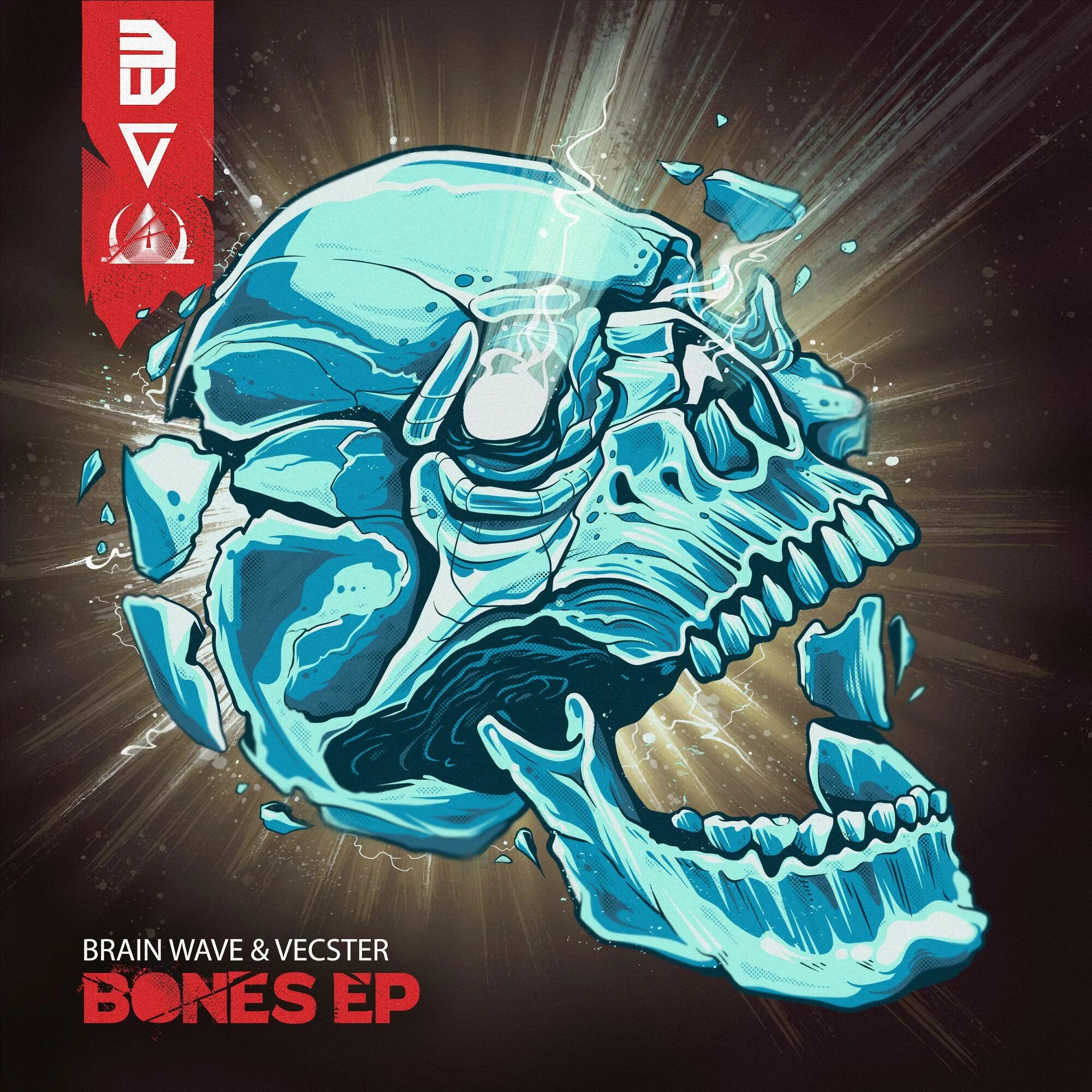 Brains down. Брейн Вейв. Vecster. Превью для трека. 2021 - Bones (Single).