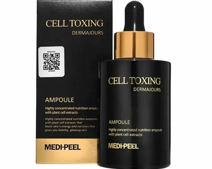 Меди пил сыворотка отзывы. Medi-Peel Cell Toxing dermajours Ampoule (100ml). Сыворотка для лица Cell Toxing dermajours Ampoule 100ml. Сыворотка Cell Tox Medi Peel. Сыворотка Cell Tox dermajou Ampoule.