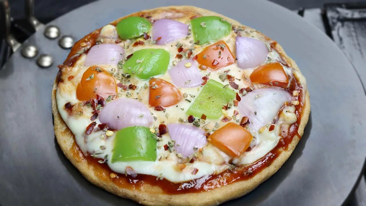 How to make pizza. Pizza without cheese. make pizza.