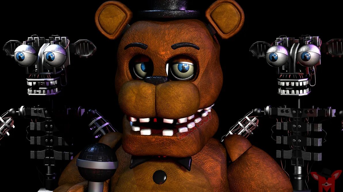 Стой аниматроники. Five Nights at Freddy's 2 Фредди. Фиве Нигхт АТ Фредди. Фредди из ФНАФ 2. Unwithered Фредди.