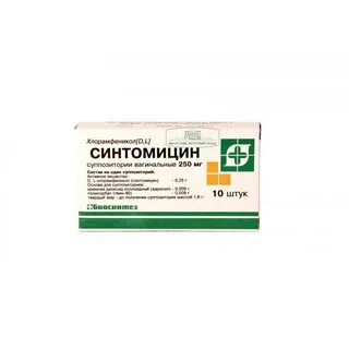Синтомицин суппозитории инструкция