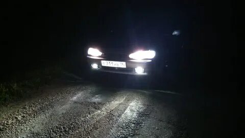 Без включенных фар