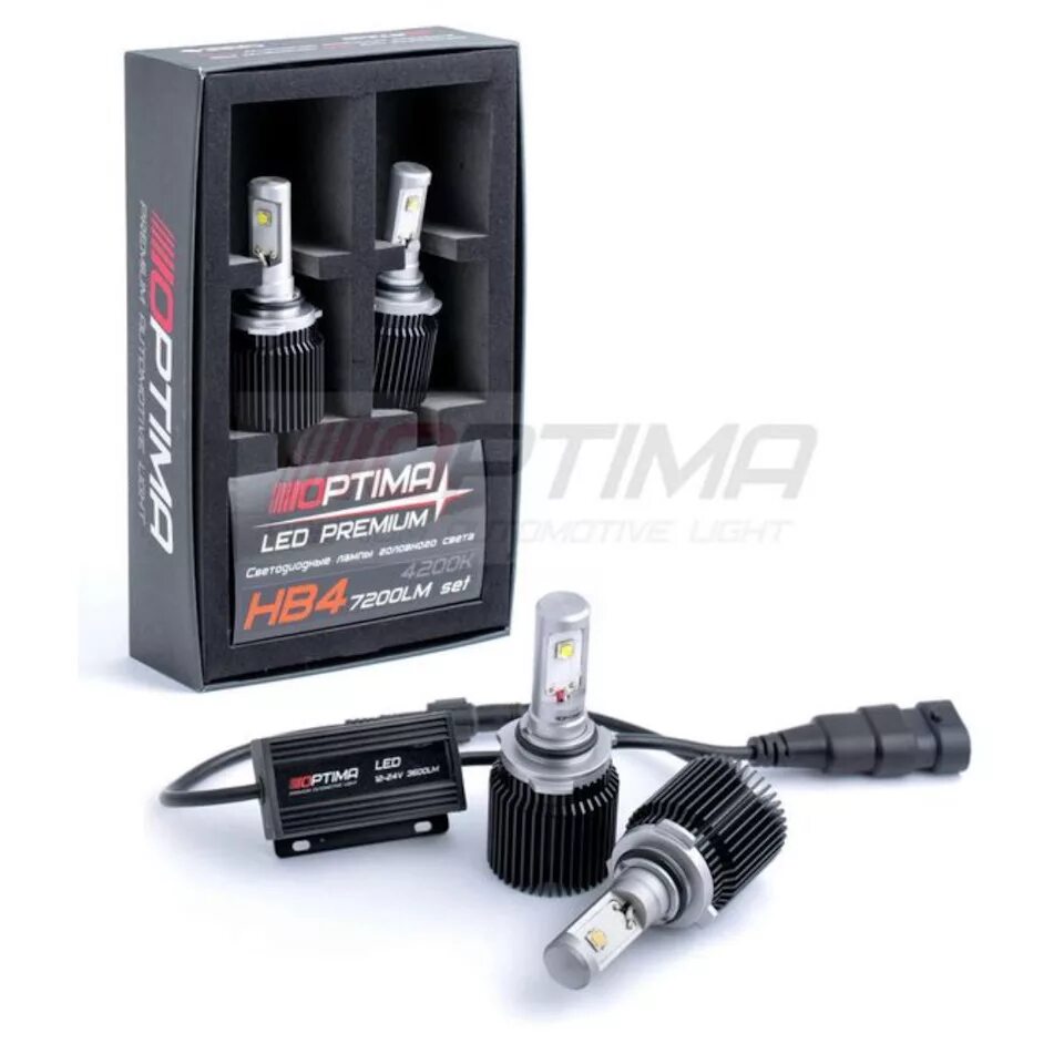 Диодные лампы hb4 в туманки. Светодиодные лампы оптима hb4. светодиодная лампа optima premium hb4 (9006) 5100k cree-xm-l2 3600 lm 9-36v. led лампы нв4 (9006) 12-24v 3600lm. led оптима 9006 hb4.
