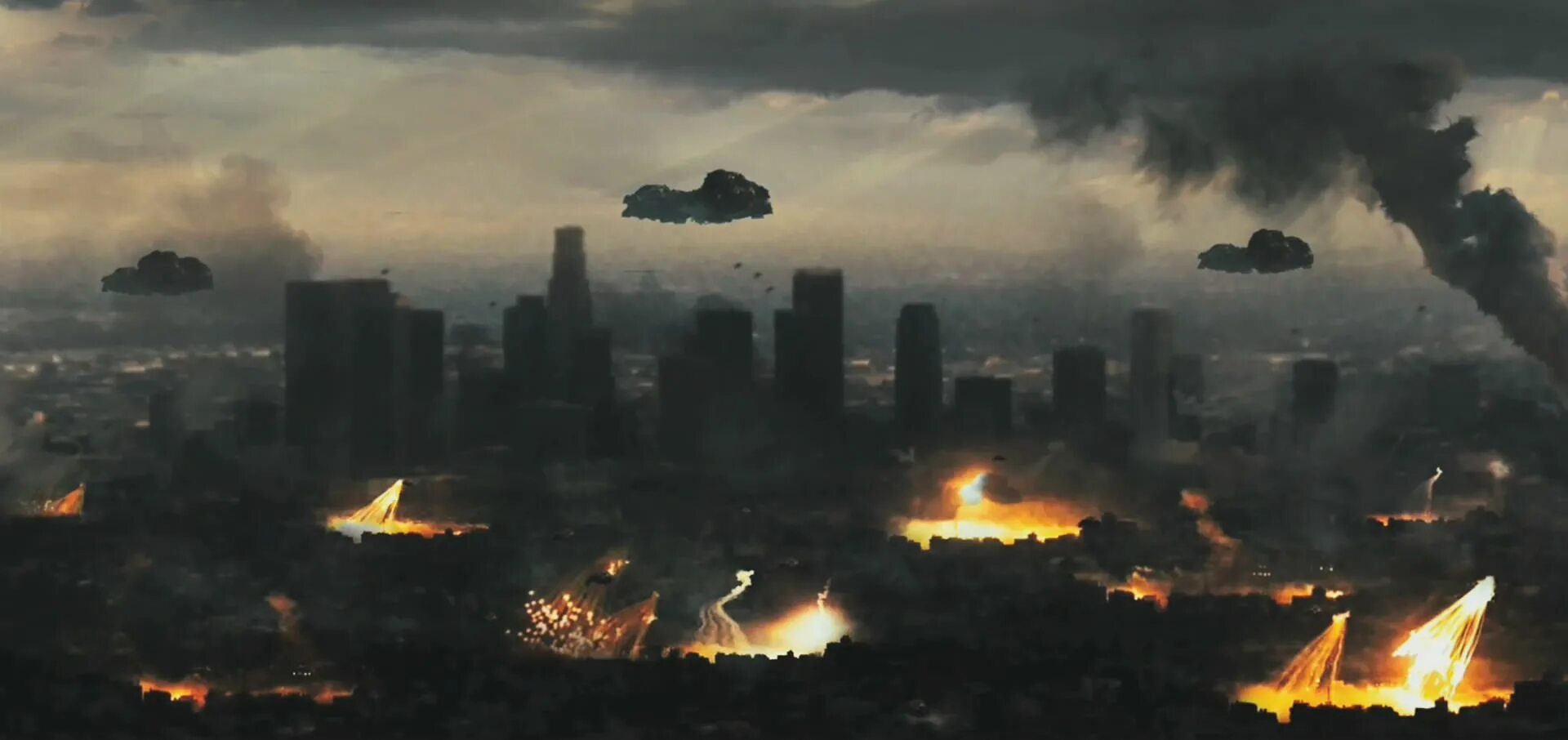 Нападение инопланетян. Инопланетное вторжение битва за Лос-Анджелес.