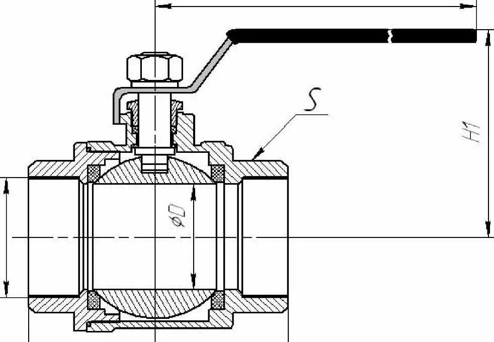 Части шарового крана. Кран шаровый отсечной 1 газовый чертеж. Кран шаровый Ду 50 схема монтажа трубопровода. Схема конструкции шарового крана. Шаровый кран 50 латунный чертеж.