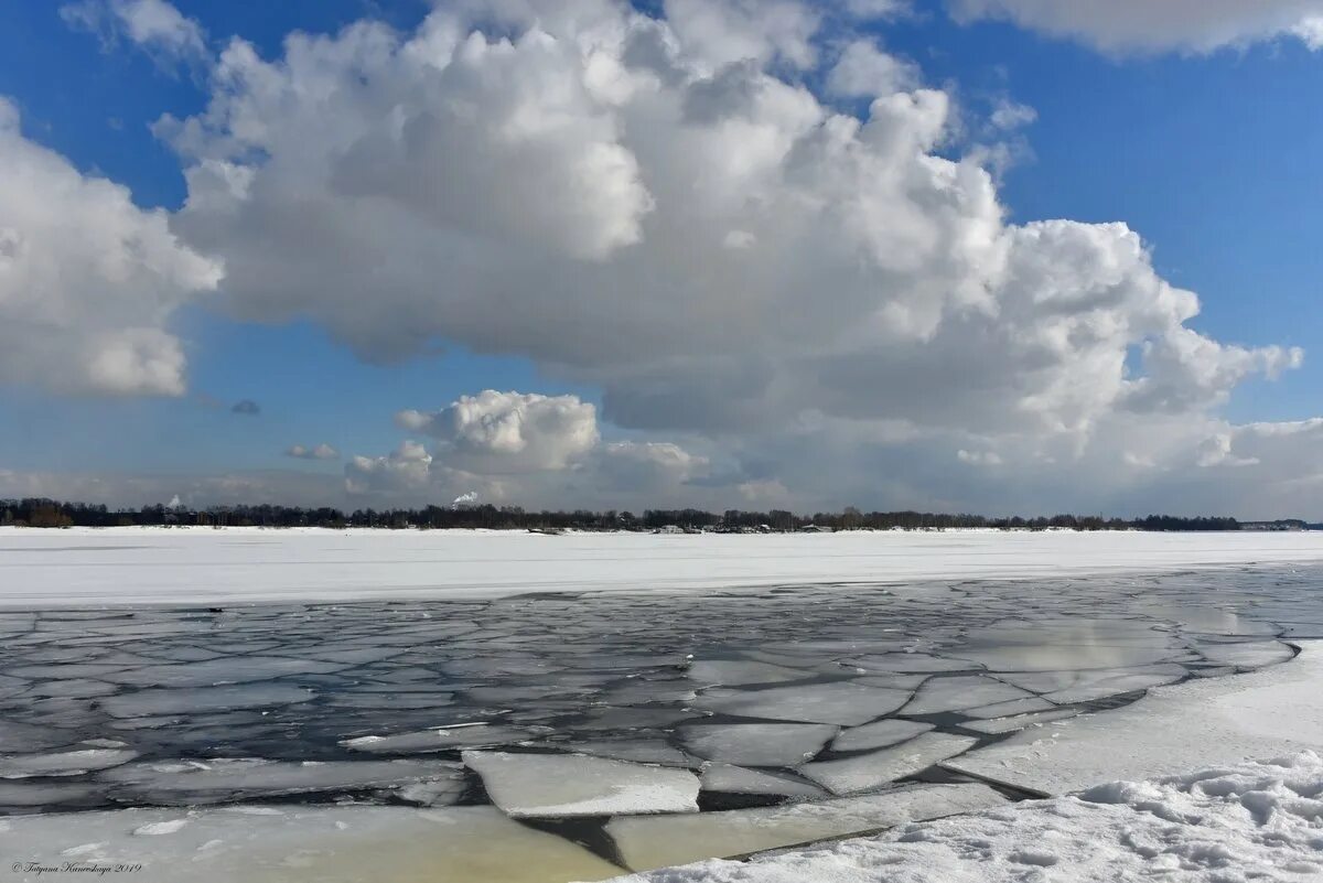 Ледоход в самаре