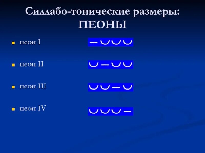 Тонический стих. Силлабо-тонические Размеры. Размеры силлабо-тонического стиха. Пеон стихотворный размер. Силлабо-тоническое стихосложение.