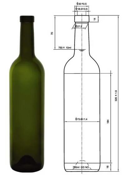 Диаметр бутылки вина 0.75. Диаметр 1л бутылки для вина. Габариты бутылки вина 0.75. Диаметр винной бутылки 0.75 стандартной.