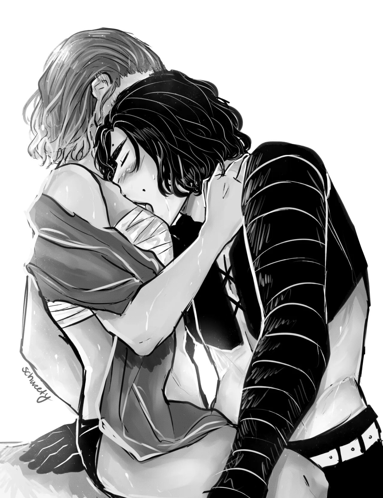 Рейло фанарт. Ризе камиширо и канеки кен. Резе chainsaw man. Арты 18 тг. Dorohedoro ной.