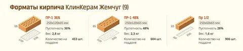 Вес поддона кирпича