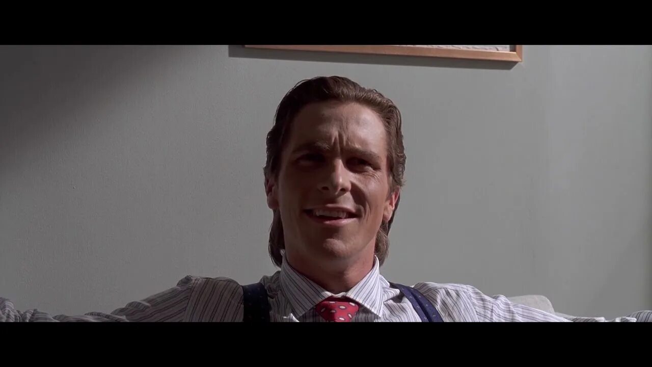 Patrick bateman gif