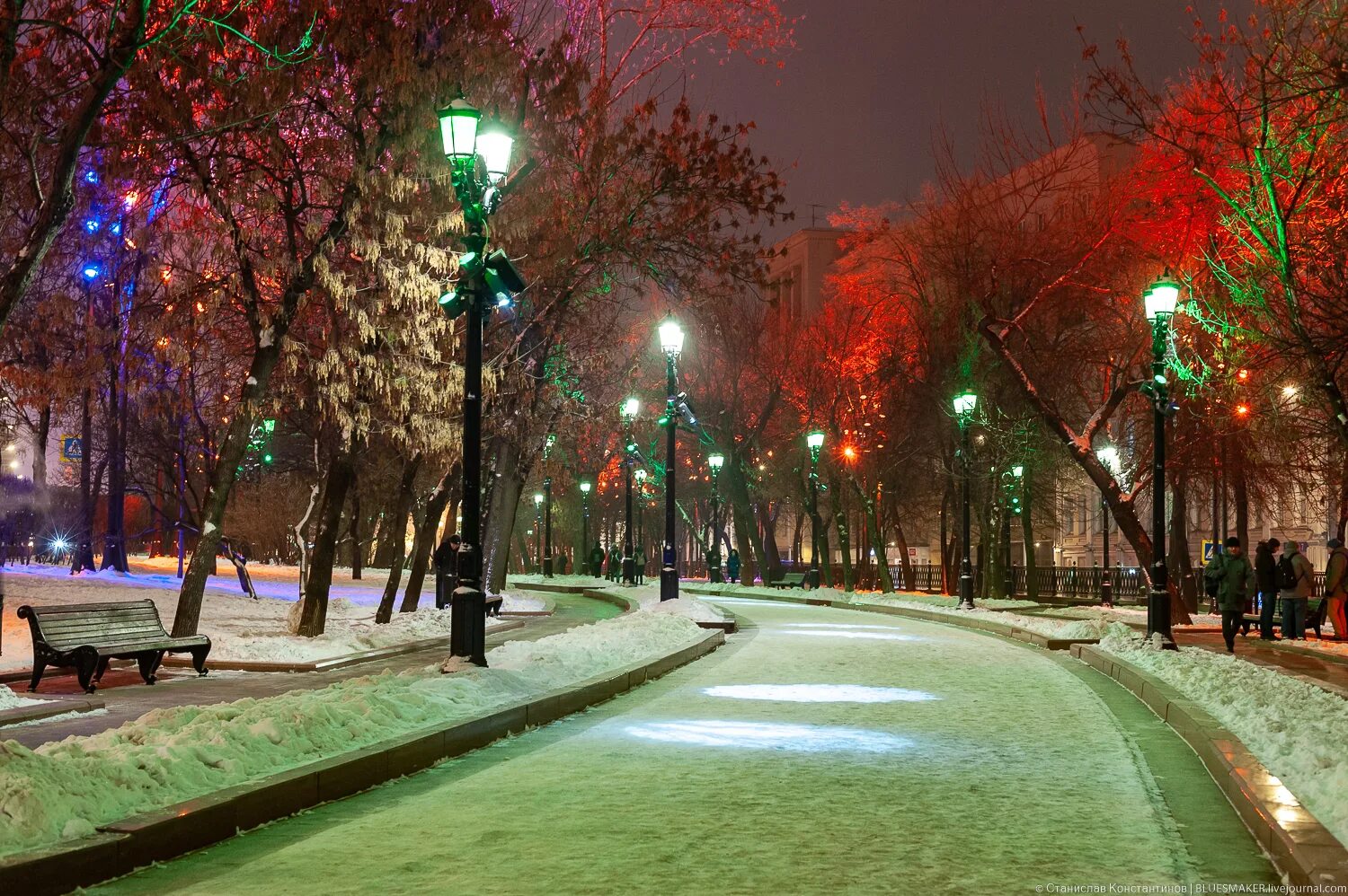 Бульвары ночью. Бульвары ночью