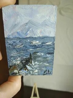 Холст картон масло