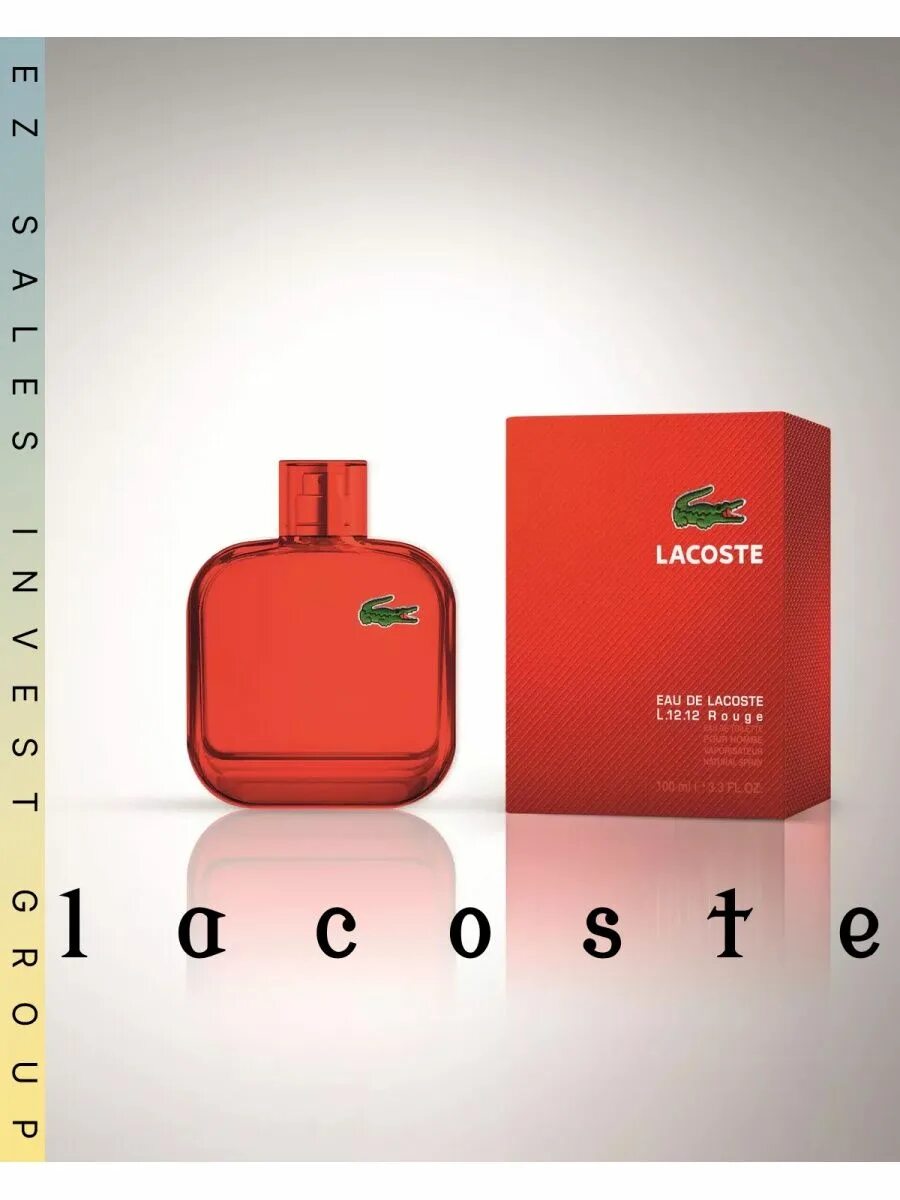 Lacoste l 12.12 отзывы. Lacoste l.12.12 rouge. Lacoste l.12.12. Red. Лакосте 12.12 красные мужские. Лакоста духи 100мл красные.