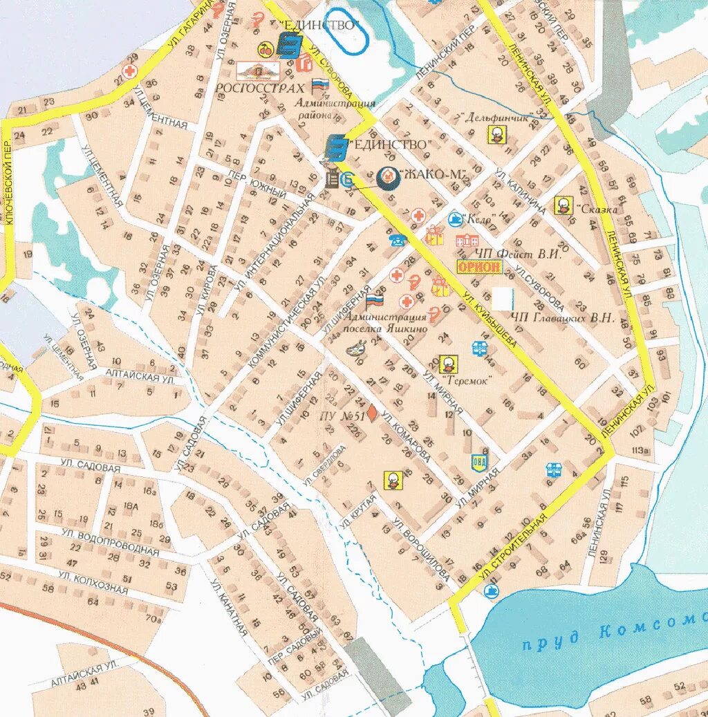 Карта пгт Яшкино Кемеровской области с улицами и домами. Яшкино на карте Кемеровской области. Карта Яшкино с улицами. План города Костомукша.