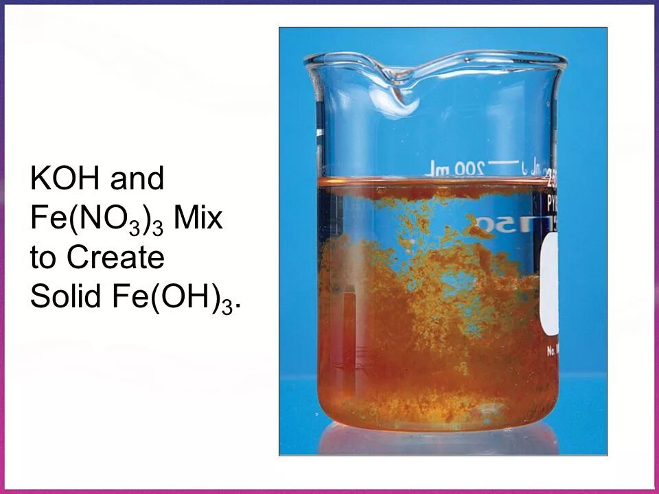 Fe no3 осадок. Fe no3 3 цвет раствора. Fe(no3)3 раствор. Koh цвет раствора. Fe(no3)3 Koh осадок.