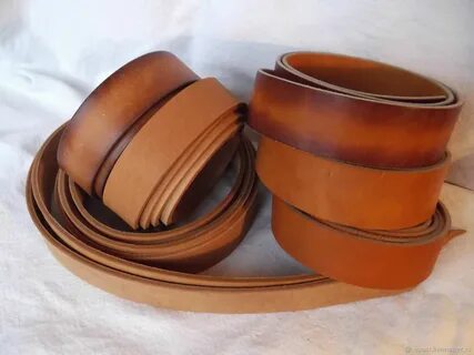Ременная заготовка из кожи