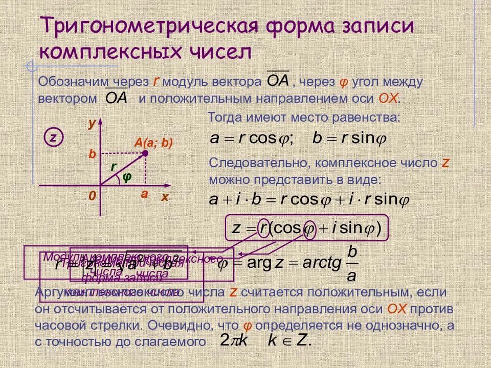 Модуль произведения комплексных чисел. Комплексные числа тригонометрическая форма записи комплексных чисел. модуль комплексного числа в тригонометрической форме. тригонометрическая форма записи комплексного числа -6i. тригонометрическая формула записи комплексного числа.