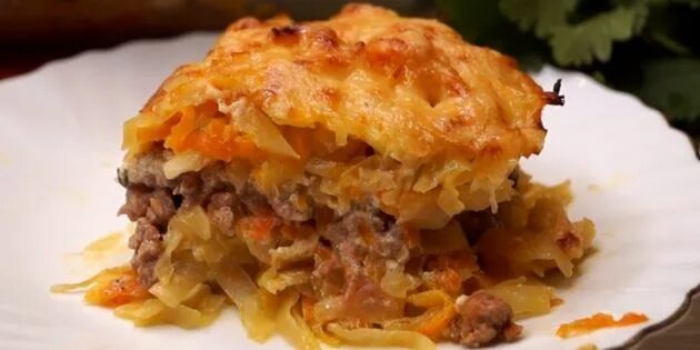 Капуста с фаршем рецепт с фото Капустная запеканка с фаршем Recipes, Food, Cabbage casserole