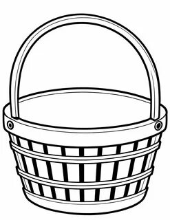 Раскраска Корзинка 29 распечатать - happybrushes