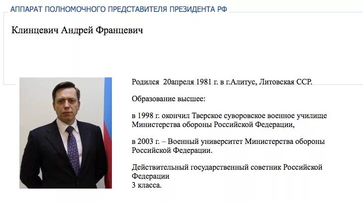 Андрей клинцевич - Вопросы и ответы