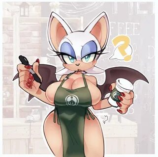 Rouge the bat tits.