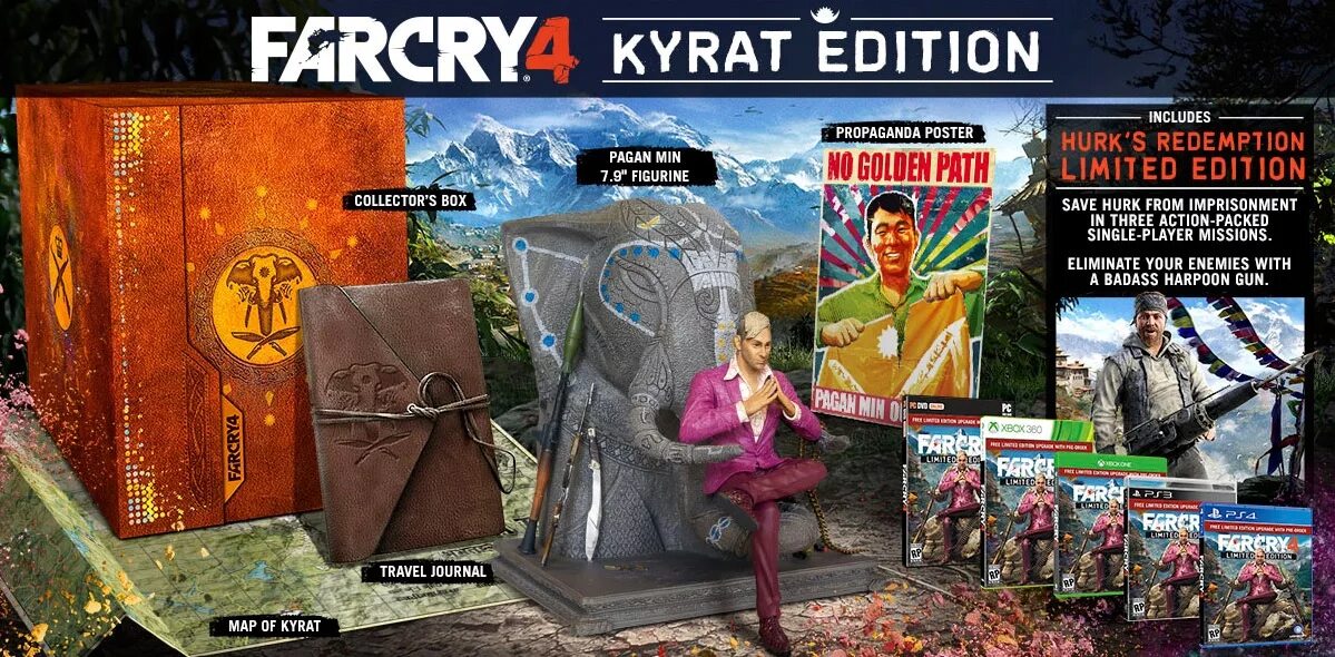 Far cry 5 издания. Коллекционное издание far cry 4. far cry 4 коллекционное издание ps4. коллекционное издание фар край 3. коллекционка фар край 4.