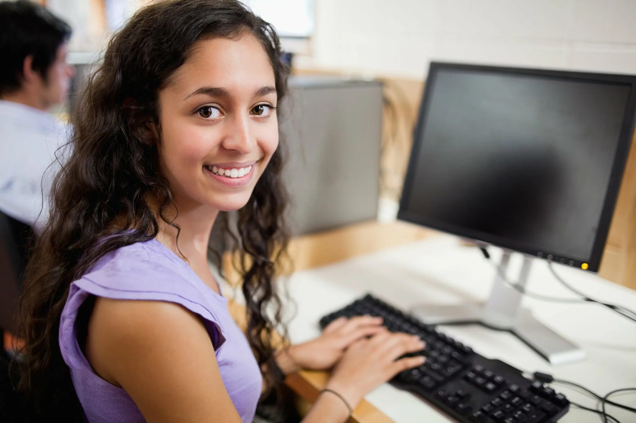 Coding girl