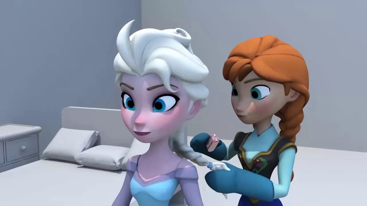Frozen spider lily art