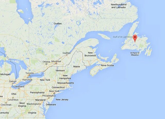 Святого лаврентия какой океан. Остров ньюфаундленд на карте. Остров Святого Лаврентия на карте Северной Америки. Остров ньюфаундленд на карте Северной Америки.