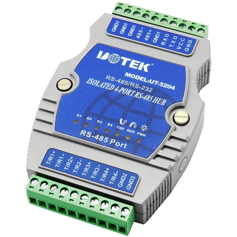 Rs485 port. Hub rs485 на 4 порта. клеммная колодка rs485. концентратор rs-485.