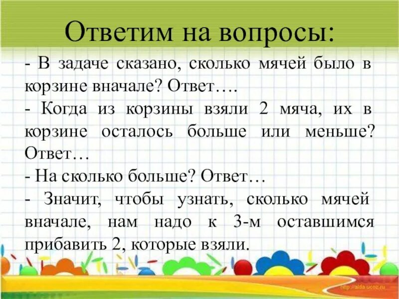 Сколько мячей в корзине. Задания скажи сколько. Говорить про задачи. В корзине было 10 мячей. Скажи через сколько будет