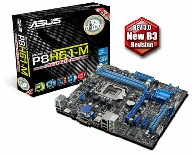 Материнская плата asus p8h61 m le