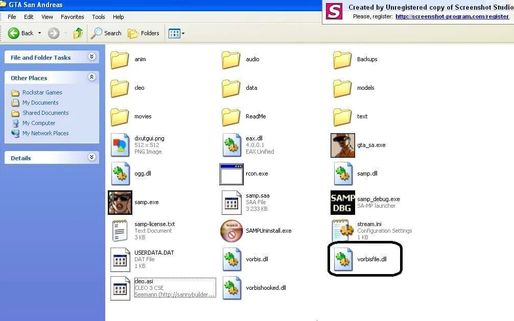 Файлов san andreas. Файлы ГТА Сан андреас. Папка ГТА Сан андреас. Dll файлы. Чистая папка ГТА Сан андреас.
