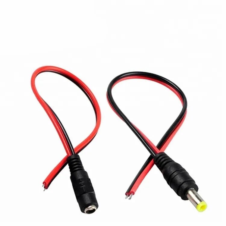 Connect extension. Dc 5.5x2.1mm(на кабель). dc кабель male male 55 2.1. джек питания шт. 2.1 х 5.5 x 10 мм с проводами 20 см, 14-0313. адаптер питания dc connector to 2 wire power cable.