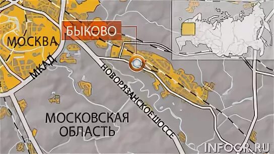 Быково карта московской