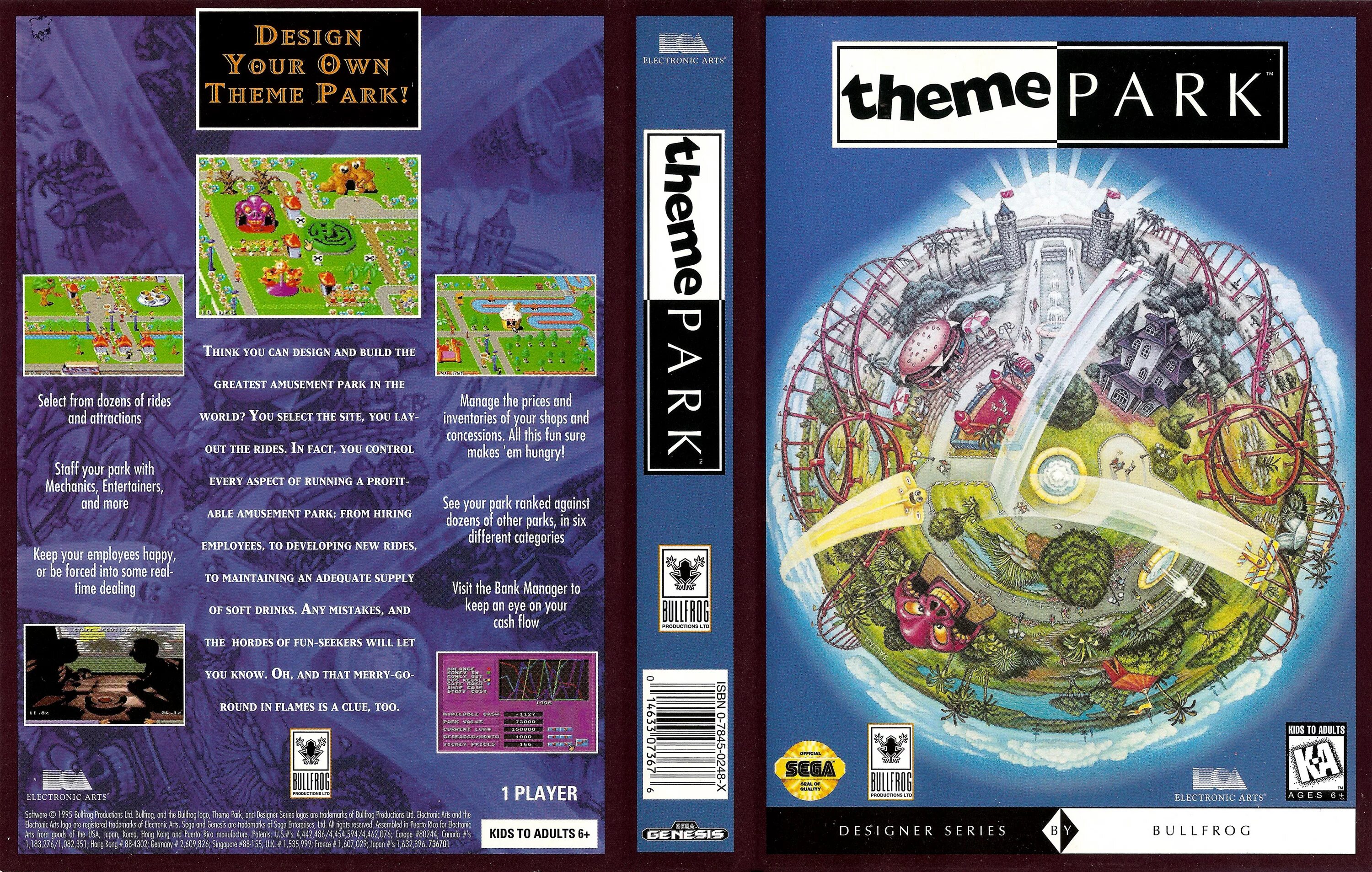 Theme Park Sega диск. Theme Park 1995. Theme Park Sega Genesis. Theme Park Sega обложка. Игра парк сега