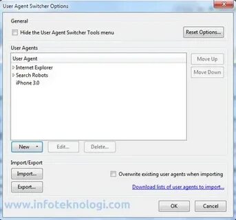 User agent switcher firefox