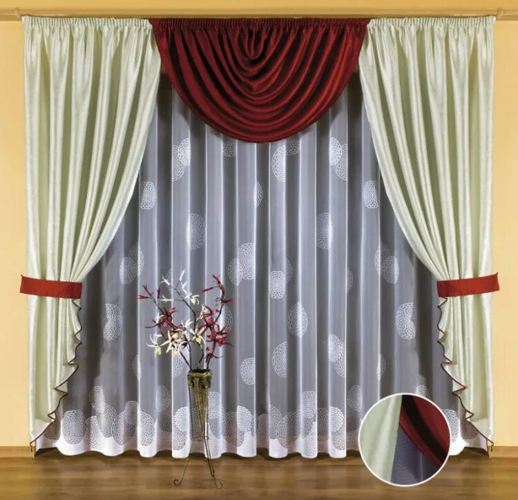 3д шторы с тюлью. готовые шторы спб. шторы персикового цвета. комплект штор для зала. портьерные шторы.