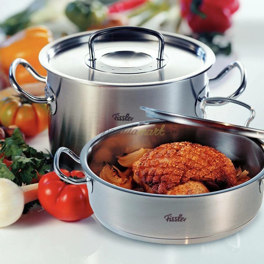 Посуда для приготовления из нержавеющей стали. Fissler кастрюля. Fissler Original Pro collection. Кастрюля Гипфел 2.2 литра. Сотейник Fissler.