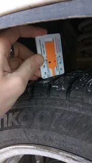 Глубина нового протектора зимней резины