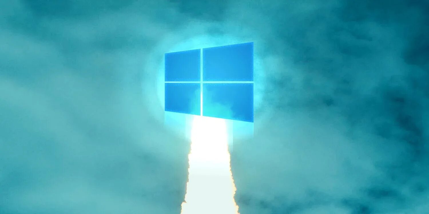 Windows 10 Lean. Обложка ускорить Windows 10. Человек ныряет в окно Майкрософт виндоуз. Windows 10 fast