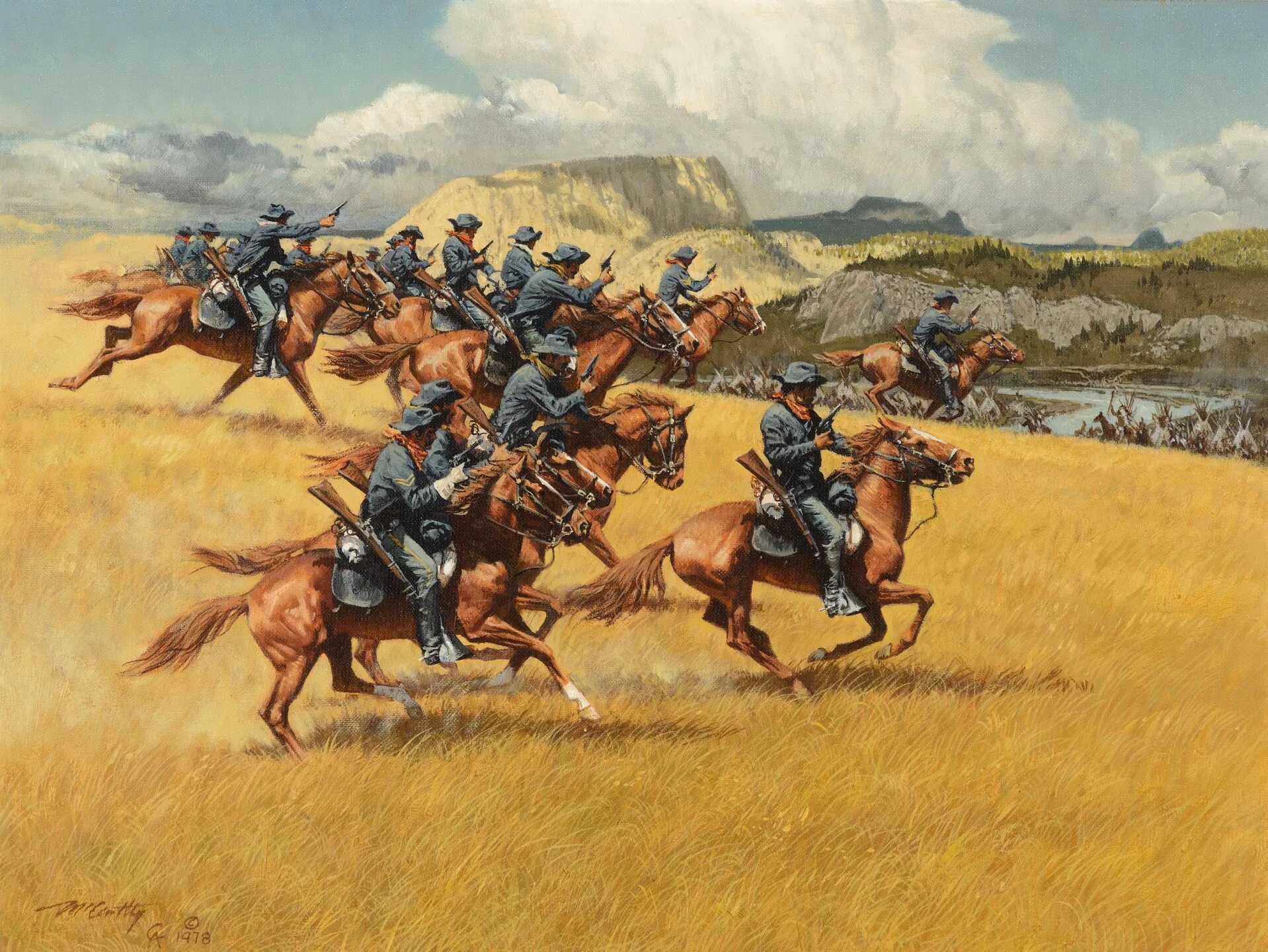 Индейцы битва при Литтл-Бигхорн. Битва у Литтл Бигхорн. Кавалерия США дикий Запад. Кавалерия США 19 века. Нападение запада