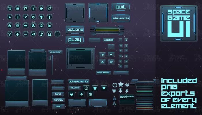 Hyperos ui. Игровой Интерфейс. UI Интерфейс для игры. Игровой пользовательский Интерфейс. Красивый игровой Интерфейс.