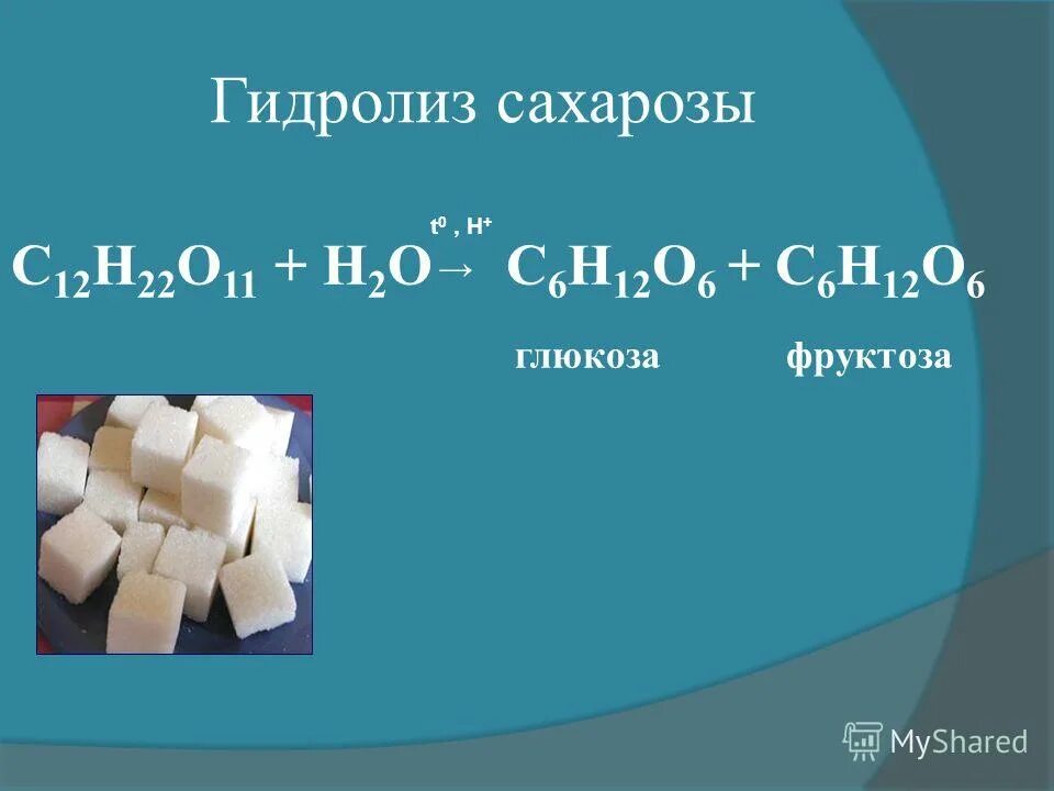 Фруктоза продукт гидролиза