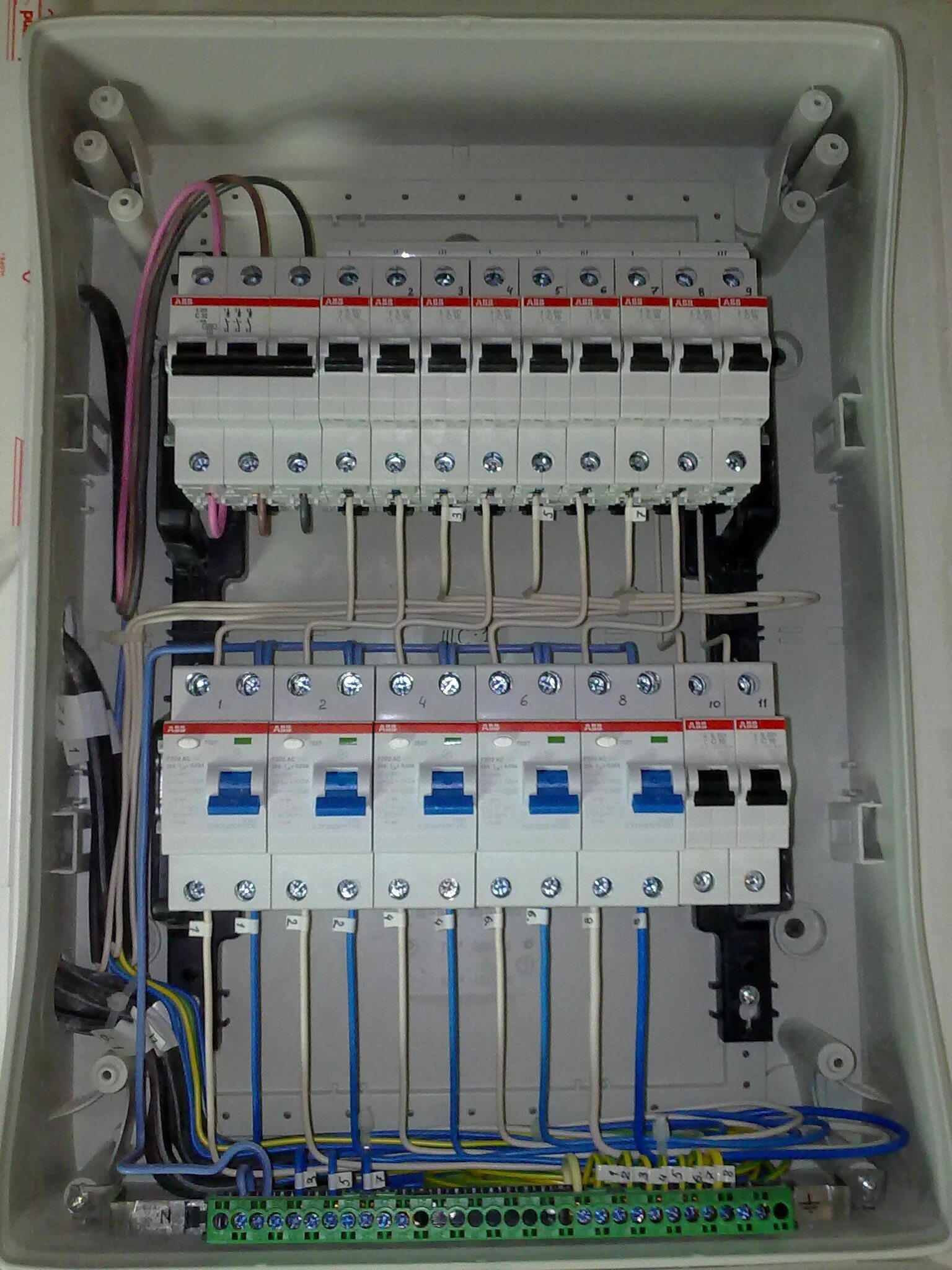 Сборка автоматов в квартире