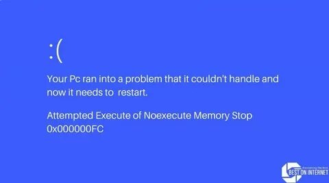 Attempted write to readonly memory синий экран
