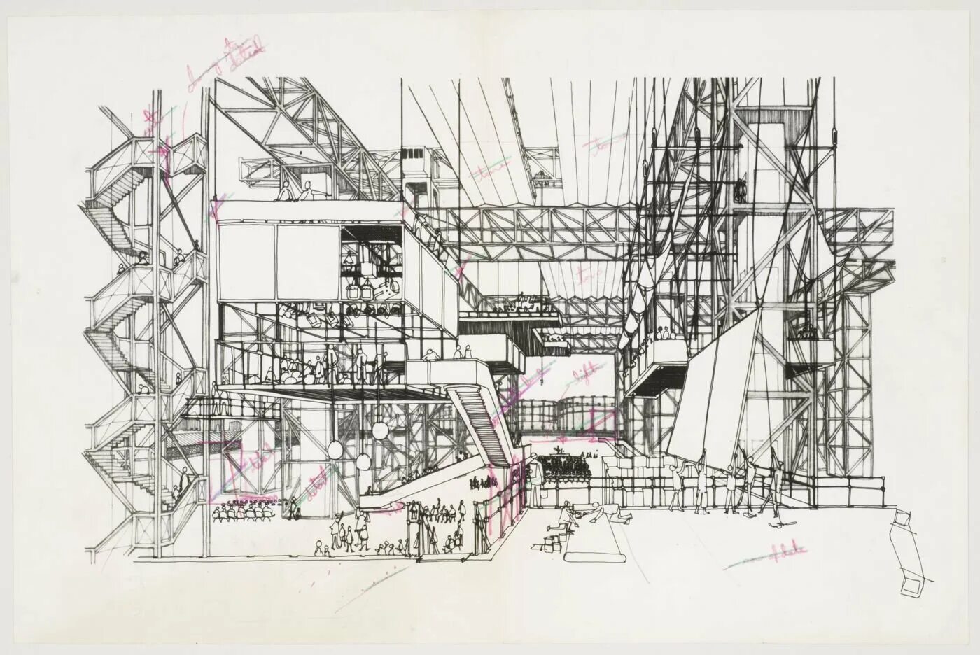He works as a architect